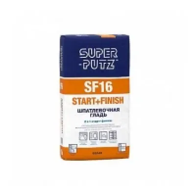 Шпатлевка SUPER-PUTZ SF16 Start+Finish шпатлевочная гладь (2кг)