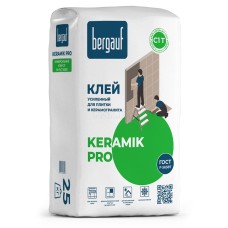 Клей Бергауф Керамик Про, усиленный, 25 кг, Keramik Pro для плитки