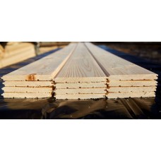 Пиломатериал сухой строганный профилированный Евровагонка сорт С 12,5х96 (2700мм)