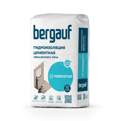 Гидроизоляционный состав Bergauf HYDROSTOP, 20кг