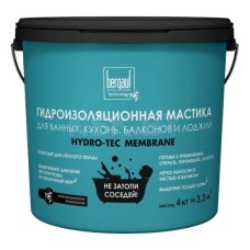 Мастика гидроизоляционная Bergauf Hydro-Tec Membrane под плиточные облицовки 4кг 