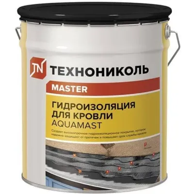 Мастика битумно-резиновая ТЕХНОНИКОЛЬ AquaMast, 3 кг